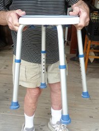 Adjustable Handicap Metal Stool