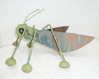 Metal Art Grass Hopper, Garden Art