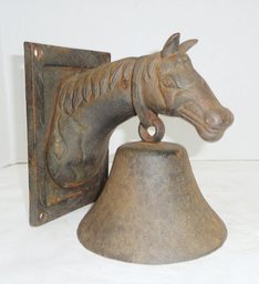Iron Wall Hanging Bell, HORSE