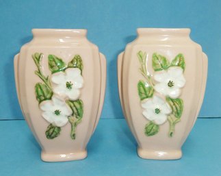 HULL Vintage Art Pottery Vases, PAIR