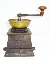 Antique Cast Iron Coffee Grinder