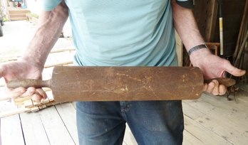 LARGE Cast Iron Rolling Pin