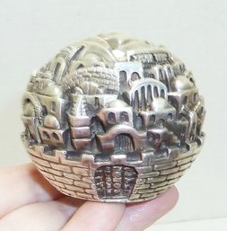 Jerusalem Silver Sculpture Paperweight