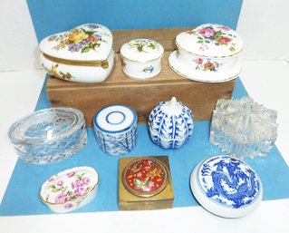 Vintage Covered Dresser Jars LOT