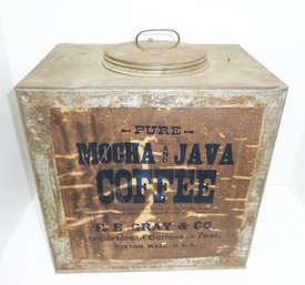 Vint. Country Store JAVA Countertop Tin