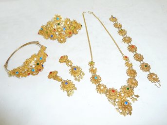 India Ethnic Jewelry Set, Jewelry