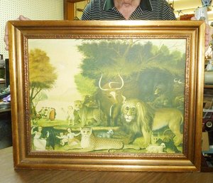 Large Animal Kingdom Framed Print