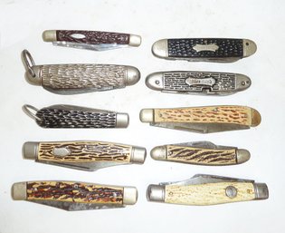 Vintage Pocket Knife LOT Of 10