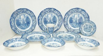 Vintage Liberty Blue Dish LOT