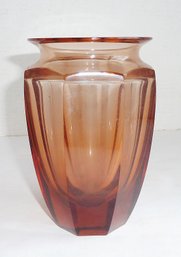 Antique Moser Art Glass Signed Vase