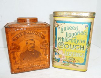 Vintage Store Advertising Tins