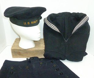 U.S. Navy, MIlitary Wool 3pc, NAMED