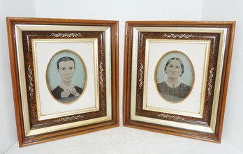 PAIR Victorian Walnut Wood Frames