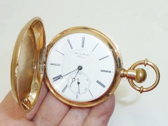 Droz Perret SWISS GOLD Pocket Watch 2'