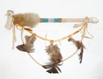 Native American Indian Pipe, Wall Hanging