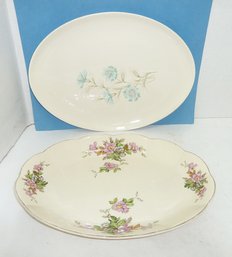 2 Vintage Platters, Serving Platters