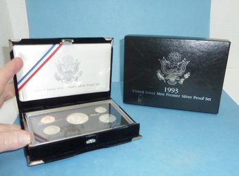 U S Mint Premier Silver Proof Set, Cased