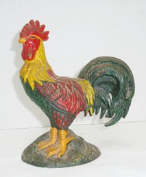 Cast Iron Rooster Doorstop