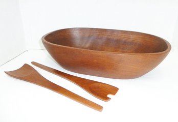 Gorgeous MCM Looking Salad Bowl SET