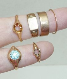 Vintage Ring LOT 6 Rings