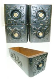 4 Vintage Sewing Machine Drawers