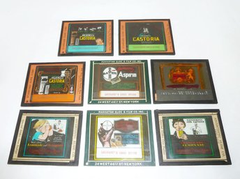 Colored Adv Glass Slides, DRUG STORE