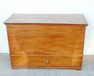 Antique Smaller Size, 1 Drawer Blanket Chest