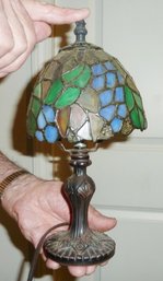 Small Stain Glass Lamp, Electric