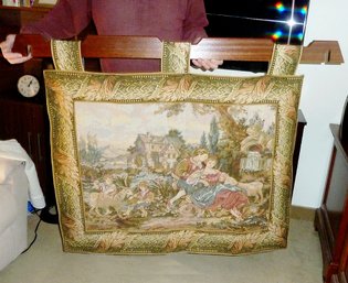 SMALL Wall Hanging Tapestry, Lined Back