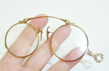 TIFFANY Co. Lorgnette Glasses Mkd 14K