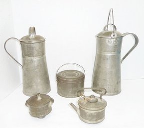 Vintage Tinware, Toleware LOT