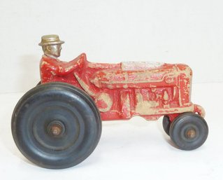 Vint. Rubber Toy Tractor