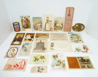 Vintage Trade Cards, Ephemera