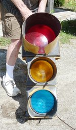 Vintage 3 Color Lens Traffic Light
