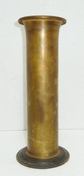 Vintage Trench Art Brass Shell Casing, Vase