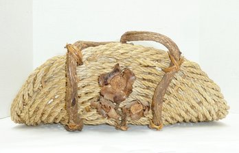 Large Twig Handle Basket