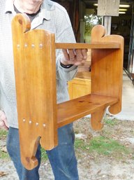 Vintage Wood Wall Shelf