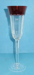 Waterford Crystal Toasting Flute, Ruby