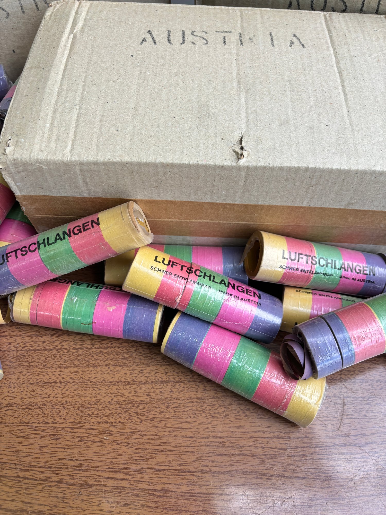 Huge Lot Of 3 Full Boxes And Some Loose Streamers (looks Like) From