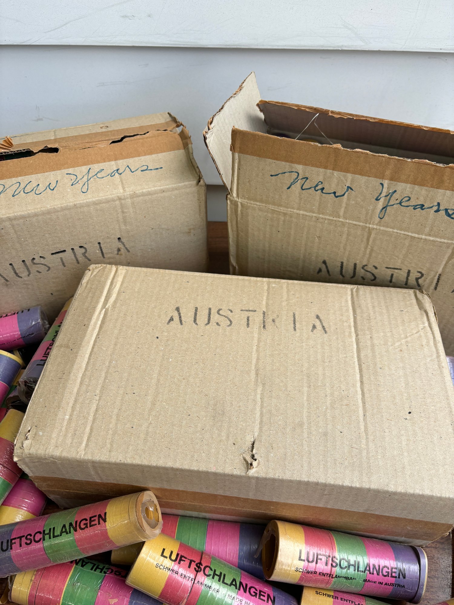 Huge Lot Of 3 Full Boxes And Some Loose Streamers (looks Like) From