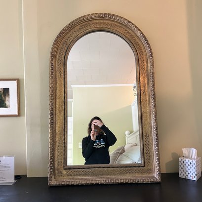 Large Wooden Arch Mirror