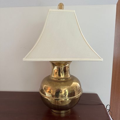 Vintage Brass Table Lamp (Upstairs BR)