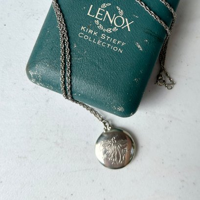 LENOX Kirk Stieff Collection Pewter Pendant