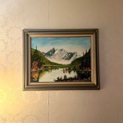 Framed Artist Signed Painting, Landscape (LR)