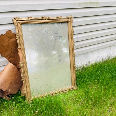Vintage BM Co. Shabby Chic Mirror (SEE PHOTOS For Imperfections) Garage