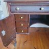 Vintage Roll Top Desk With Locking Drawers And Vintage Calendar(Dining Room)