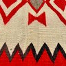 Woven Vintage Navajo Geometric Rug 38x54