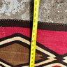 Vintage Woven Navajo Geometric Rug 36x52