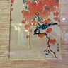 Vintage Framed Japanese Print, Bluebird (BSMT)