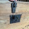 Vintage Wooden Trunk From Antique Farmhouse Loaded With Mixed Lot Of Tools  (zone 5)